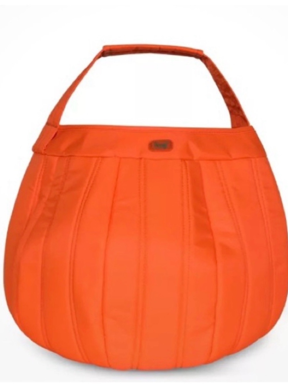 Lug Pumpkin Tote Bag in Coral NWOT